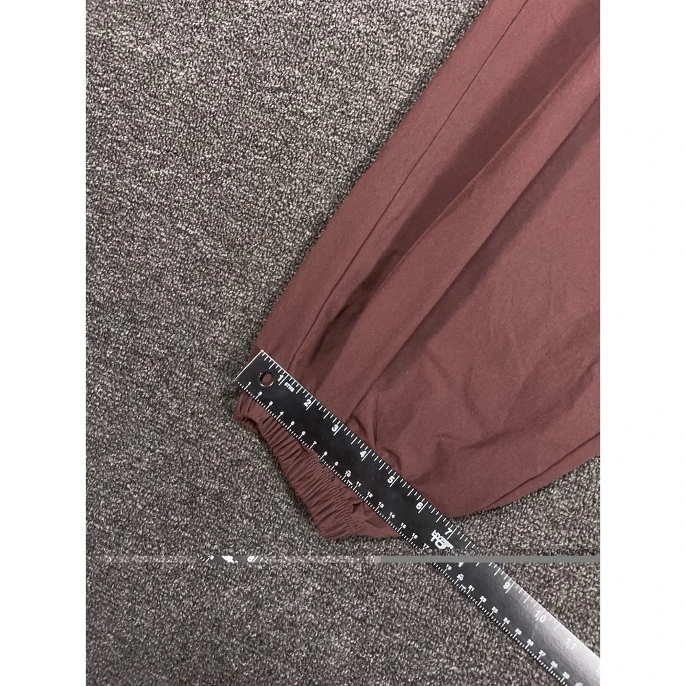 Nike Sportswear Trend Swoosh Woven Jogger Pants Women‎ Large Brown Baggy